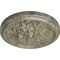 Ekena Millwork Katheryn Ceiling Medallion (Fits Canopies up to 2 1/8"), 14 1/2"OD x 2 3/4"P, Castle Stone Crackle CM14KTCSC - alternate 3